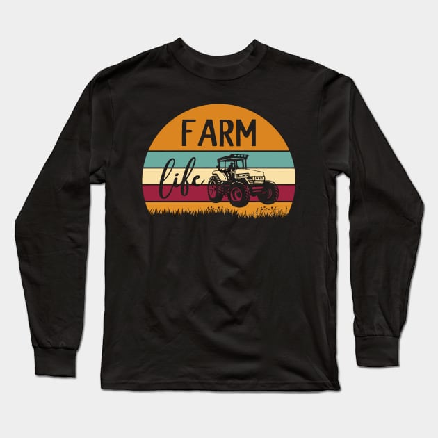 Farm Life Long Sleeve T-Shirt by busines_night